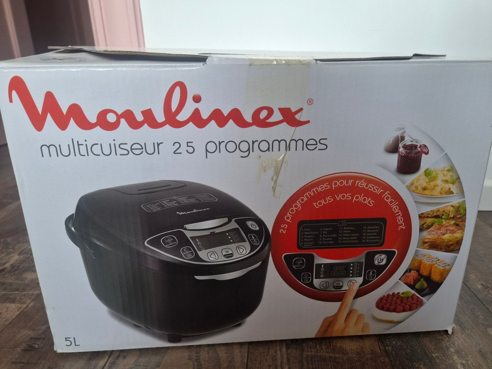 Multicuiseur Moulinex 25 programmes 5L, Electroménager, Enlèvement, Neuf
