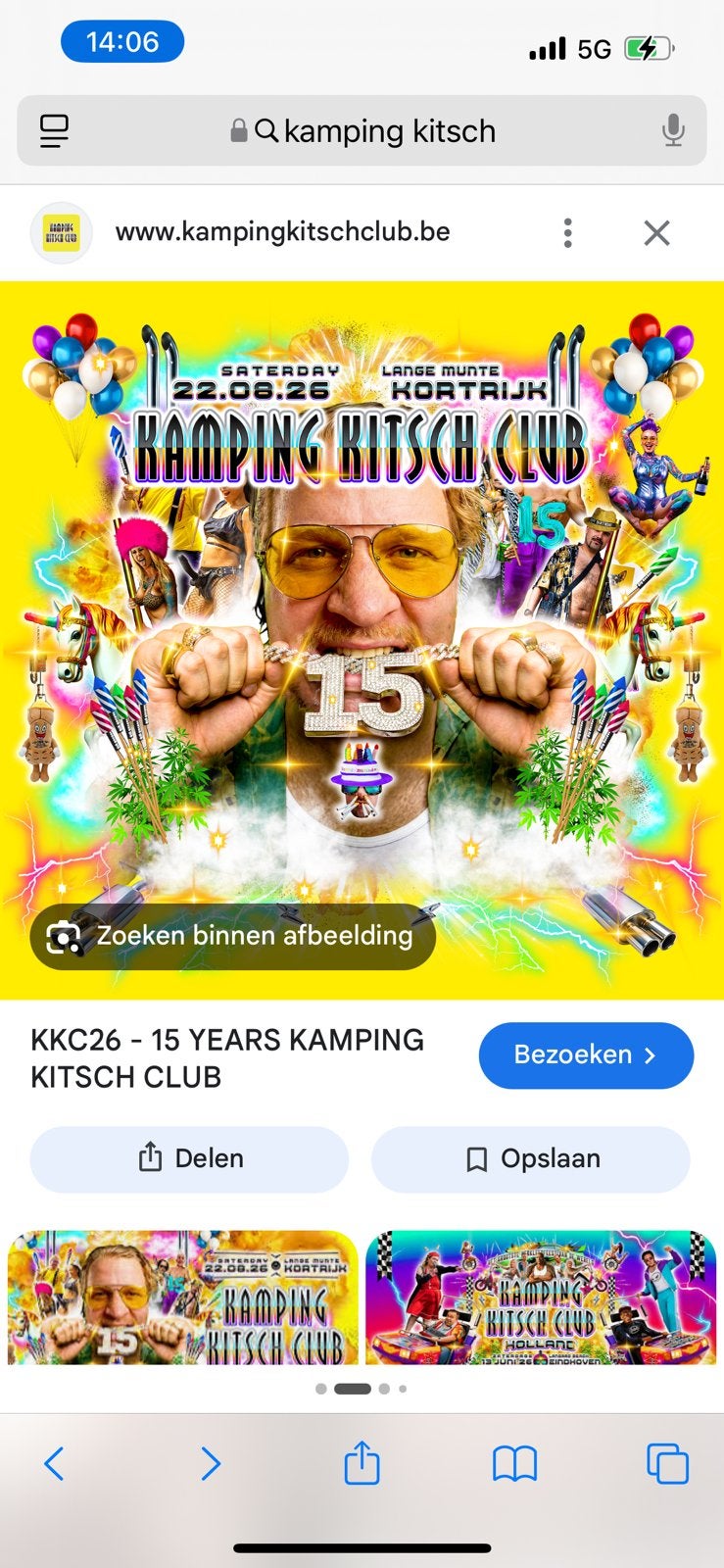 1 ticket voor Kamping Kitsch, Tickets en Kaartjes, Recreatie | Pretparken en Attractieparken