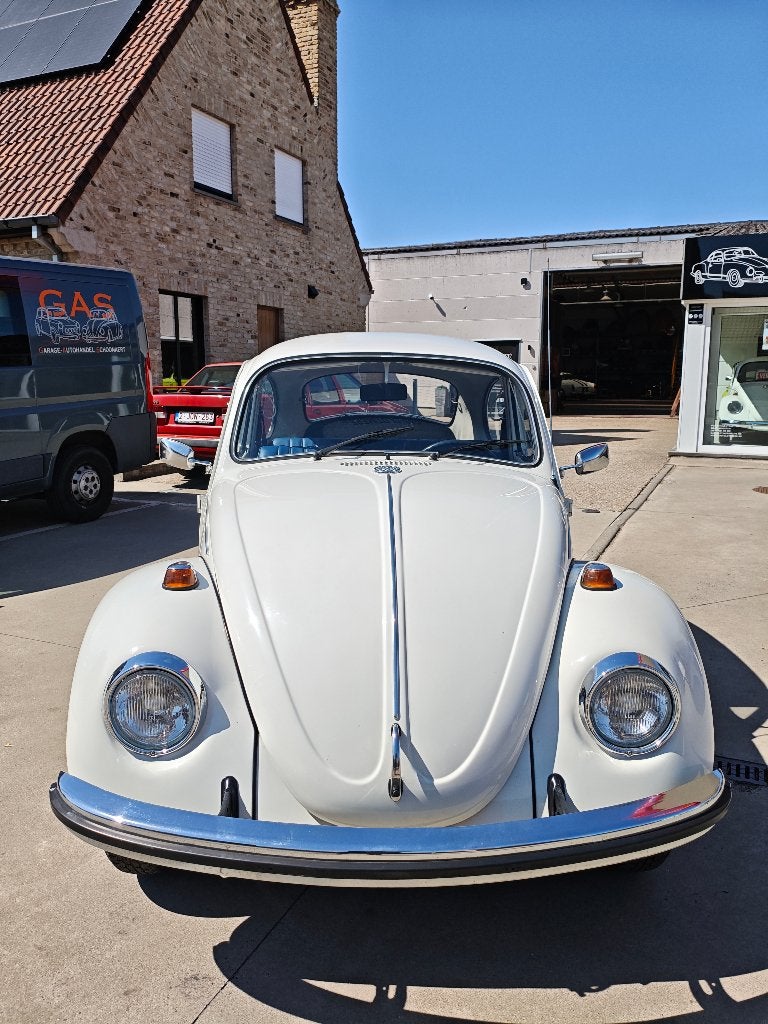 Vw kever 1200 bwj 1977 gerestaureerd, gekeurd + garantie, Auto's, Achterwielaandrijving, Beetle (Kever), 4 cilinders, Wit
