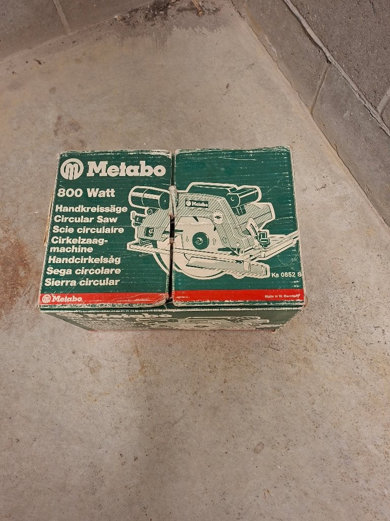 Metabo cirkelzaag, Doe-het-zelf en Bouw, Gereedschap | Zaagmachines, Ophalen, Gebruikt, Cirkelzaag, 600 tot 1200 watt