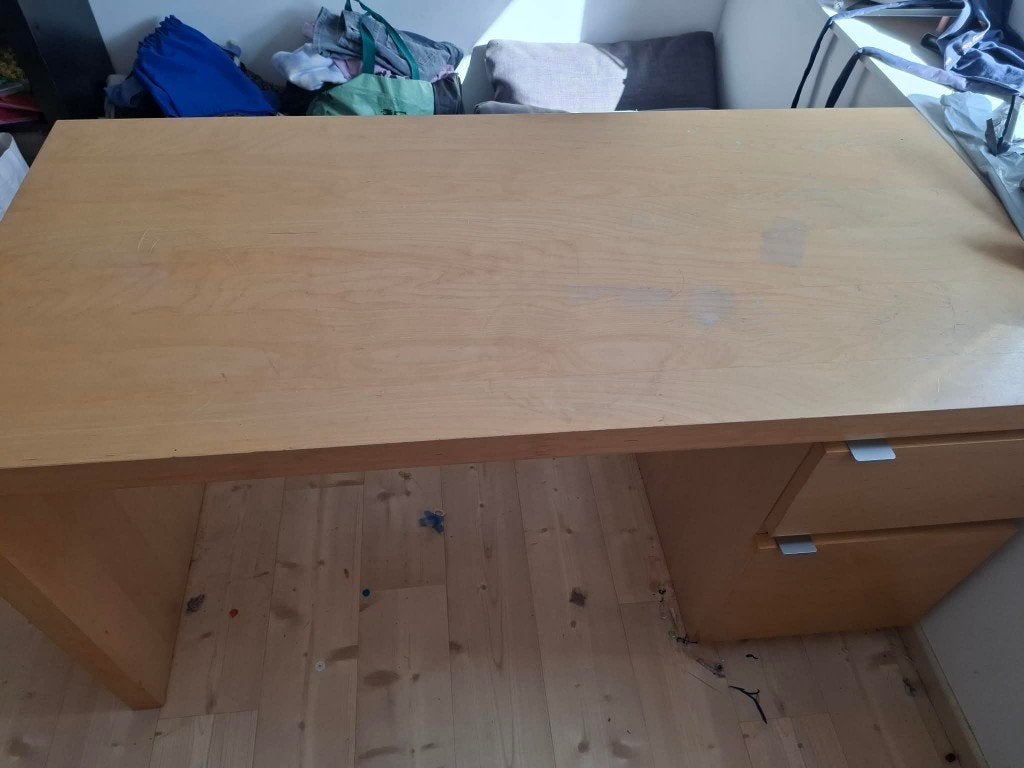 Ikea malm bureau, Enlèvement, Utilisé, IKEA