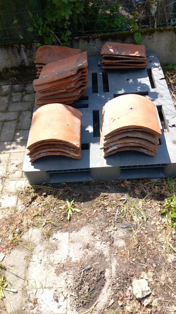 Boomse nokken, Doe-het-zelf en Bouw, Dakpannen en Dakbedekking, Ophalen, Gebruikt, Steen of Klei, Dakpannen