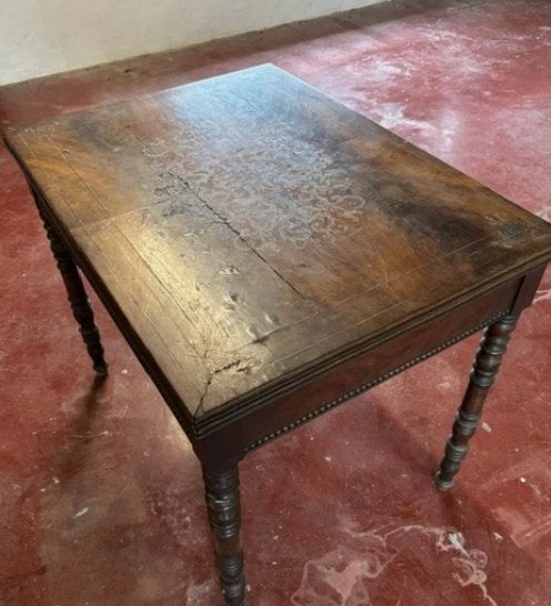 Antieke tafel, Ophalen