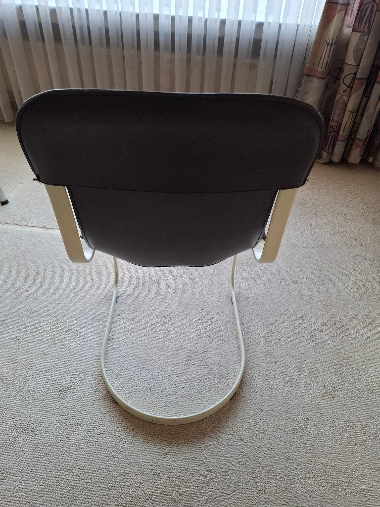 Willy Rizzo Stoelen (4 stuks), Maison & Meubles, Italiaans modernisme, uit de jaren 70-80., Brun, Enlèvement, Utilisé
