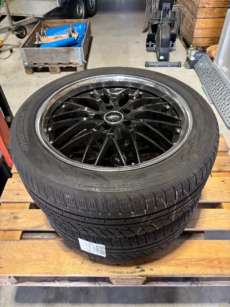 19" JR velgen + Hankook winterbanden, Auto-onderdelen, Gebruikt, Velg(en), Winterbanden, Personenwagen