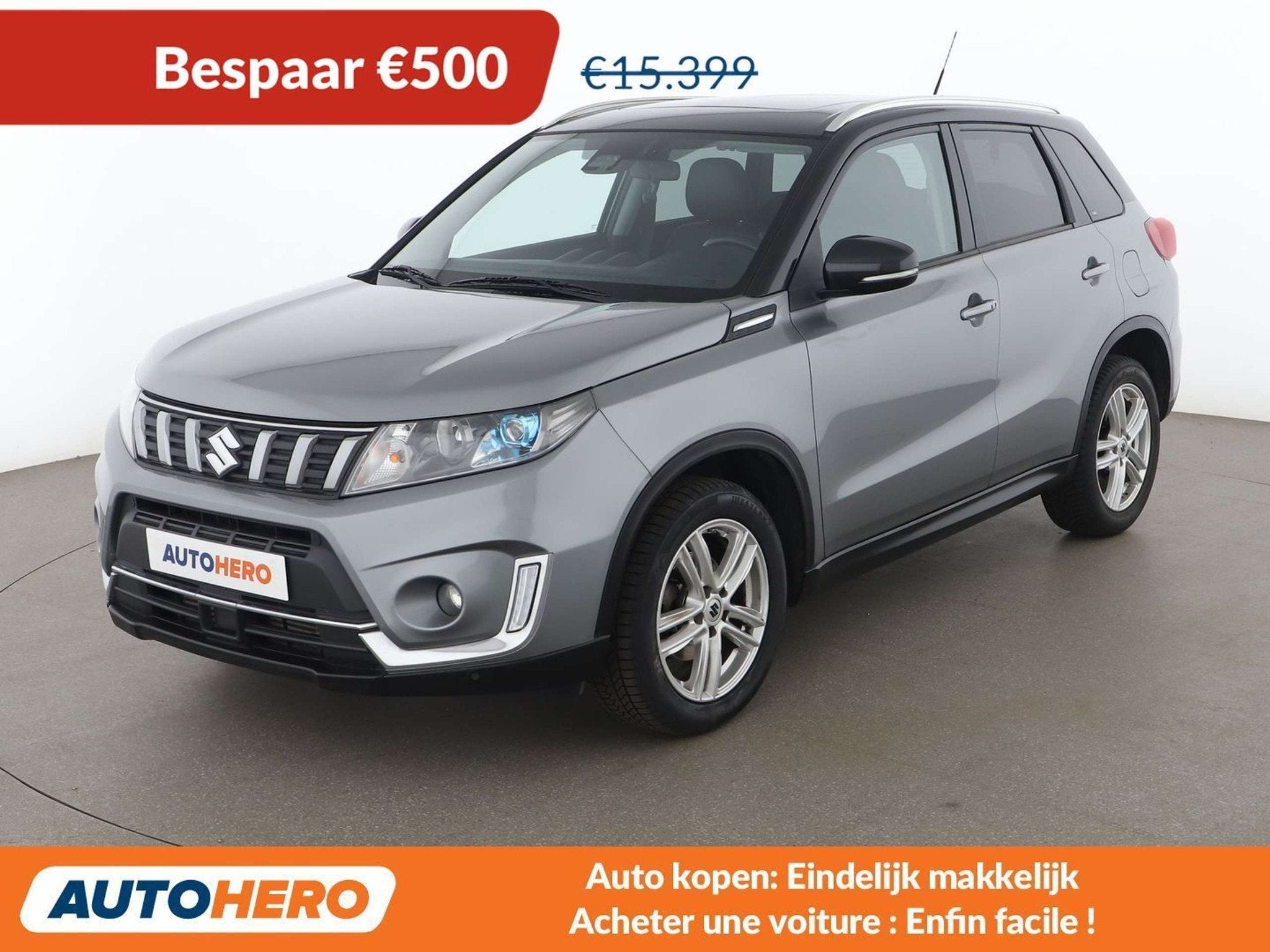 Suzuki Vitara 1.4 BoosterJet 4x2 Top, Autos, Argent ou Gris, Euro 6, Noir, 5 places