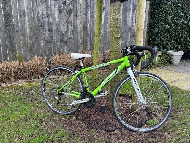Kinder racefiets, Fietsen en Brommers, Ophalen, Gebruikt