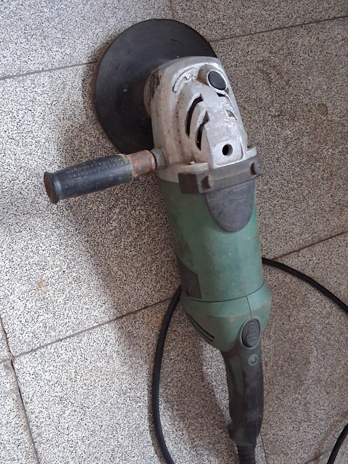 grote slijpmachine, Ophalen