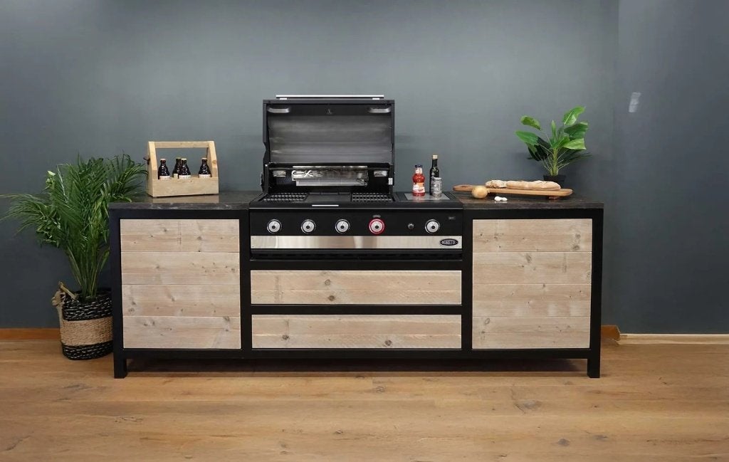 Solden: Prachtige buitenkeuken met Boretti BBQ, Tuin en Terras, Ophalen of Verzenden, Nieuw