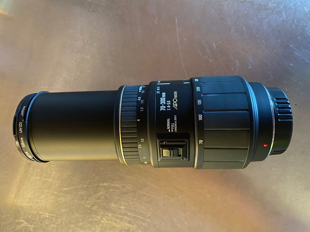 Macrolens sigma, Audio, Tv en Foto, Ophalen, Sigma, Zo goed als nieuw, Beschermhoes/tas