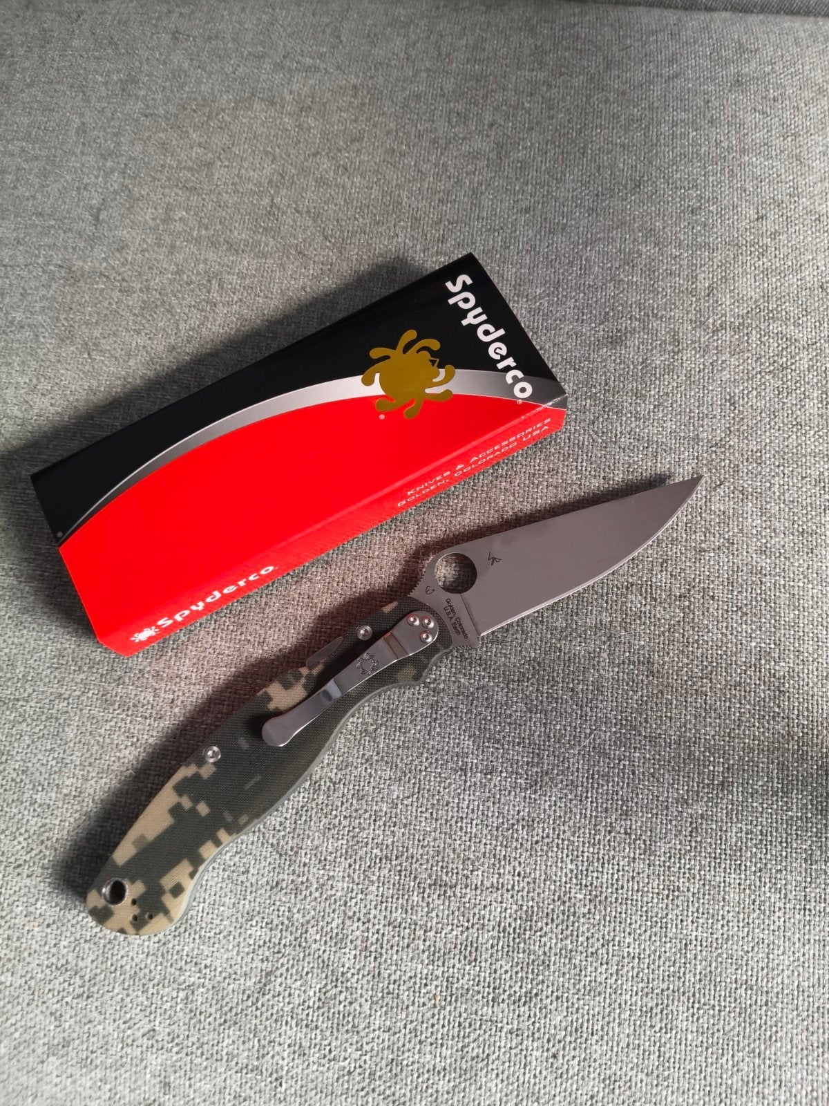 Spyderco military 2 zakmes, Ophalen of Verzenden