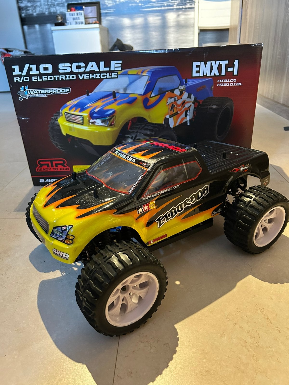 Himoti EMXT-1 HI2101, Hobby en Vrije tijd, Modelbouw | Radiografisch | Auto's, Gebruikt, Auto offroad, Schaal 1:10, RTR (Ready to Run)