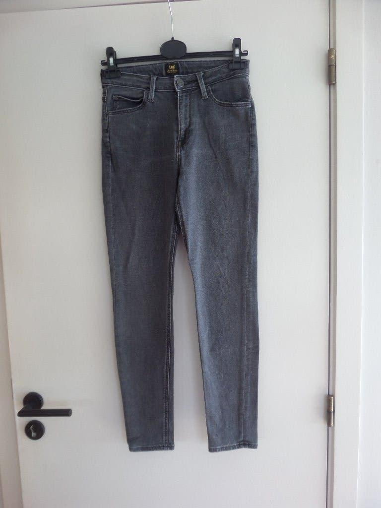 Lee Grijze High Waist Slim Jeans, Ophalen of Verzenden, Zo goed als nieuw, W27 (confectie 34) of kleiner, Lee