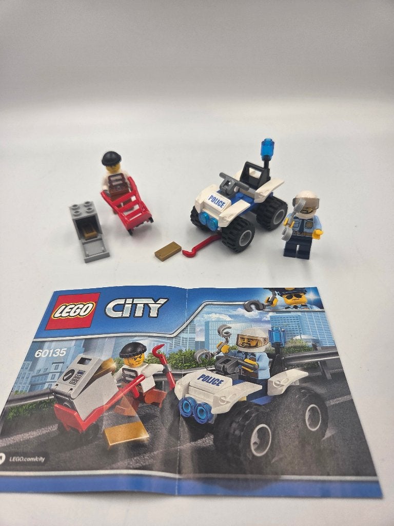Lego City 60135 ATV Arrest, Kinderen en Baby's, Speelgoed | Duplo en Lego, Zo goed als nieuw, Lego, Complete set, Compleet, Inclusief instructies