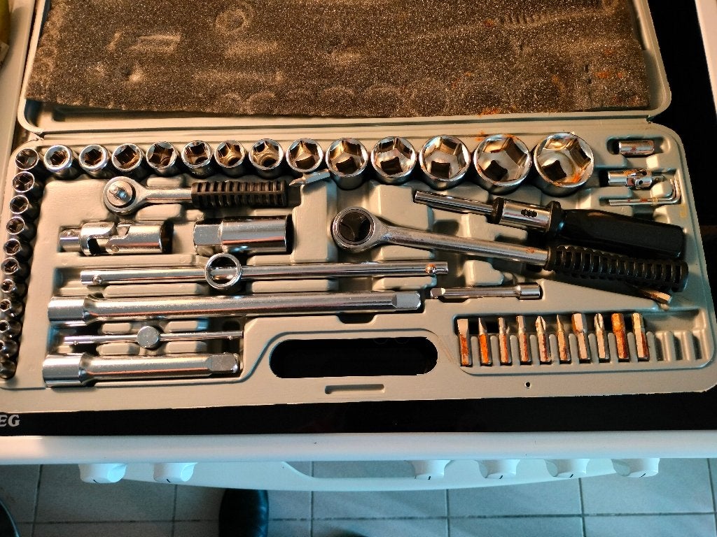 Dopsleutelset, Auto diversen, Ophalen, Zo goed als nieuw