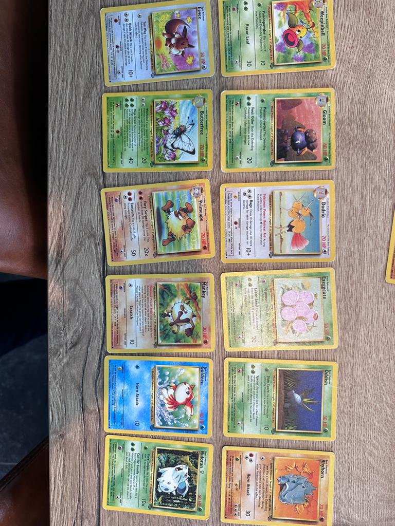 Jungle set pokemon kaarten, Hobby en Vrije tijd, Verzamelkaartspellen | Pokémon, Ophalen of Verzenden, Zo goed als nieuw, Losse kaart
