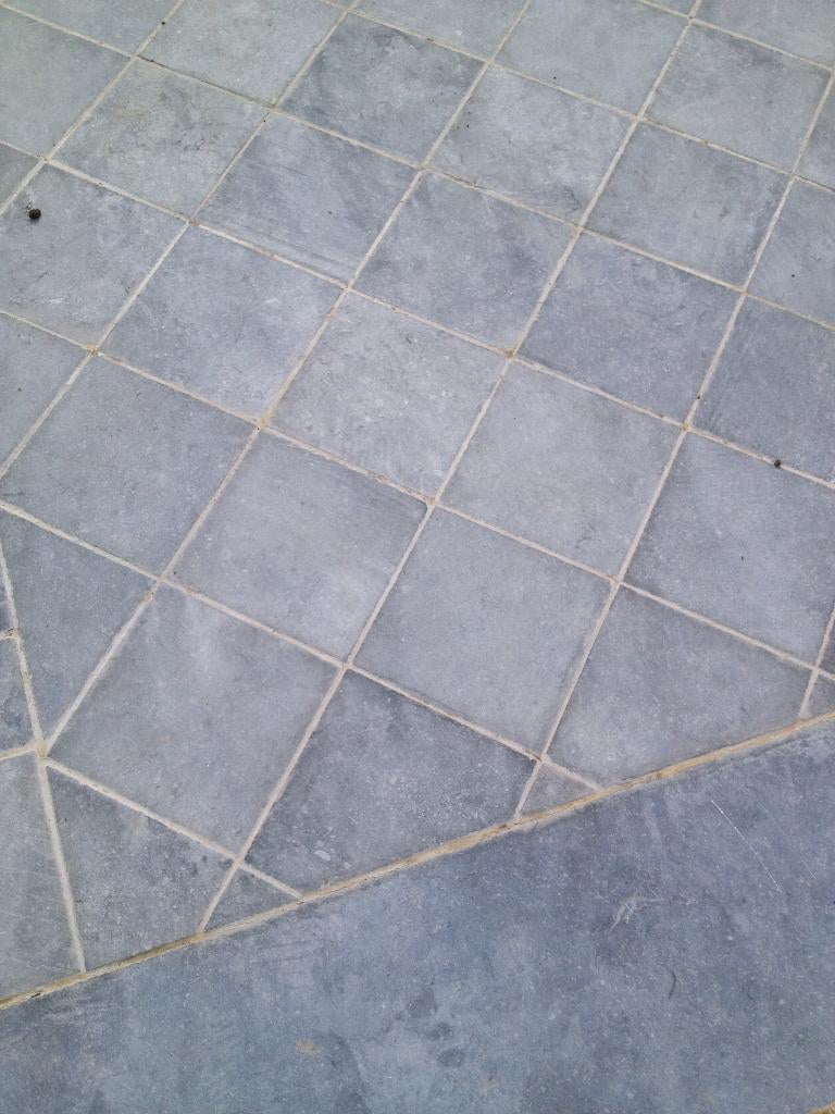 97,2m² Pavés 10x10x8cm - Pierre bleue Hainaut - Brut sciage, Jardin & Terrasse, Pavé & Dalles, Neuf, Autres types, Pierre naturelle