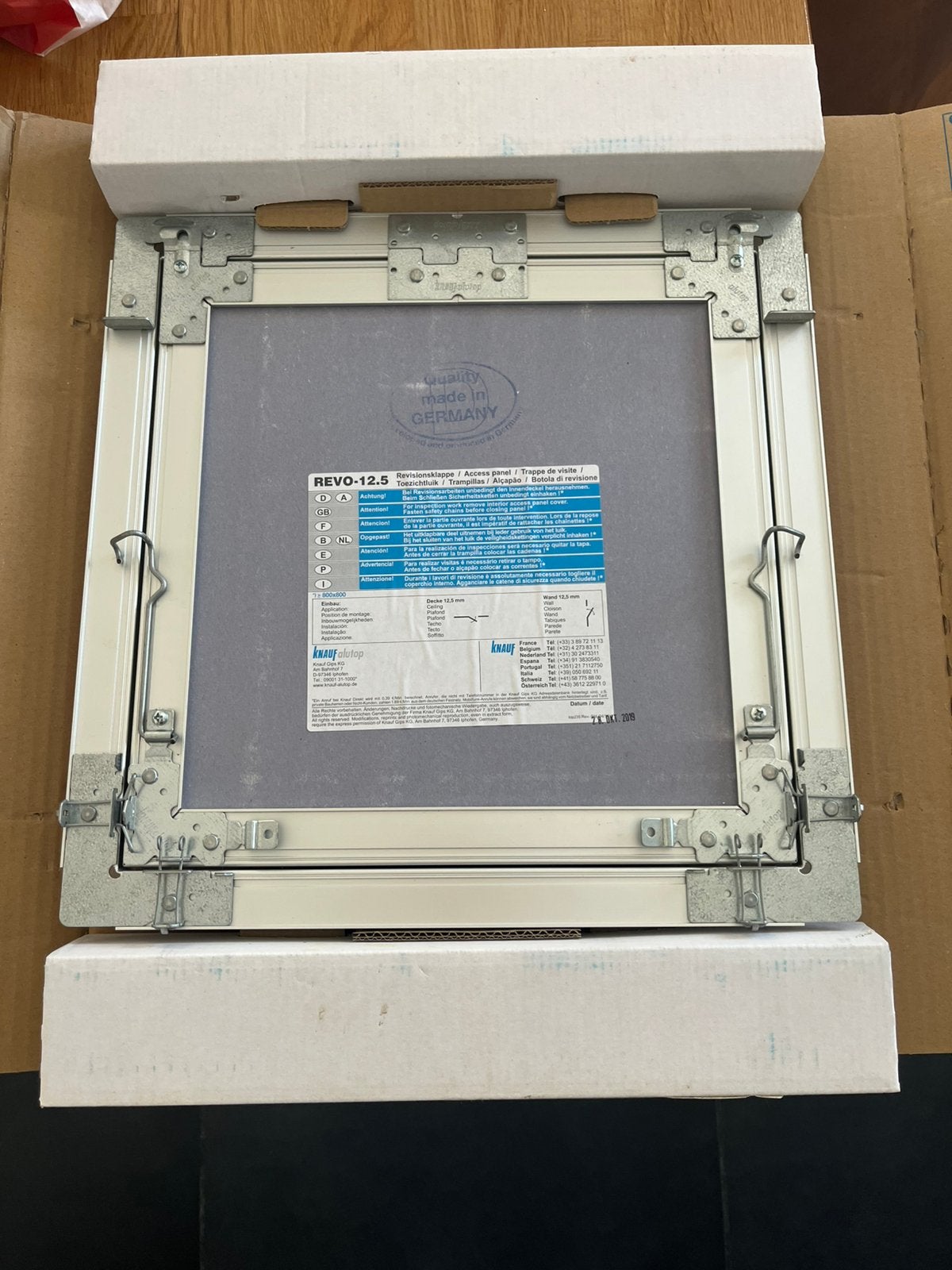 Toezichtluik knauf, Ophalen, Minder dan 80 cm, Minder dan 80 cm, Overige typen