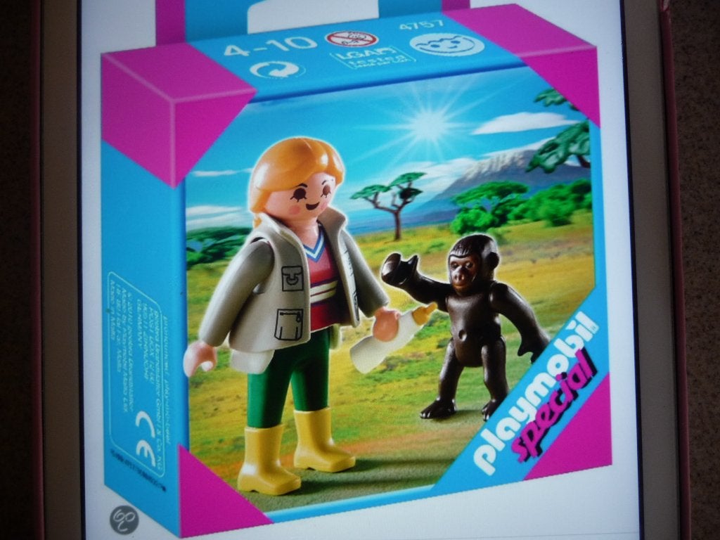 Playmobil 4757 Dierenarts met gorilla baby, Kinderen en Baby's, Complete set, Ophalen of Verzenden, Zo goed als nieuw, Figuren