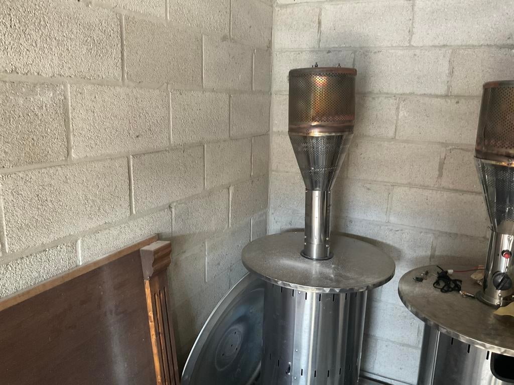 Terrasverwarmer type champion 2 stuks, Tuin en Terras, Terrasverwarmers, Ophalen, Zo goed als nieuw, Gas