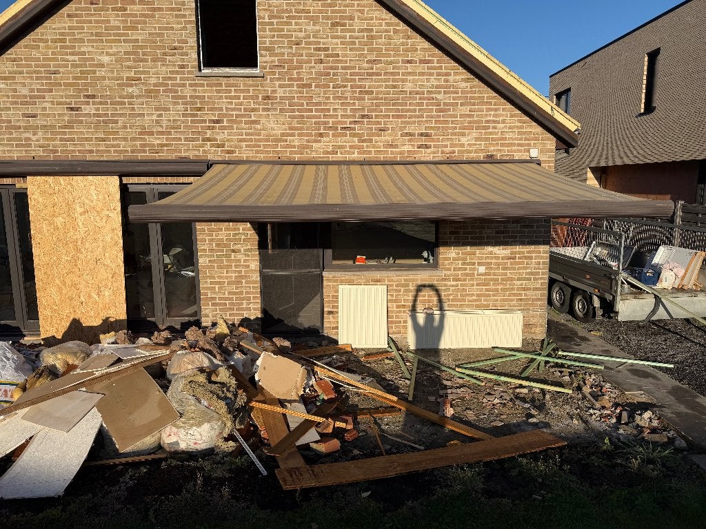 zonnewering, Tuin en Terras, Ophalen, Zo goed als nieuw, Uitvalscherm