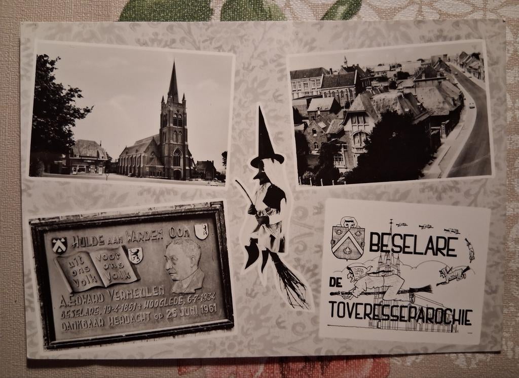 Vintage Postkaart Beselare, Ophalen of Verzenden