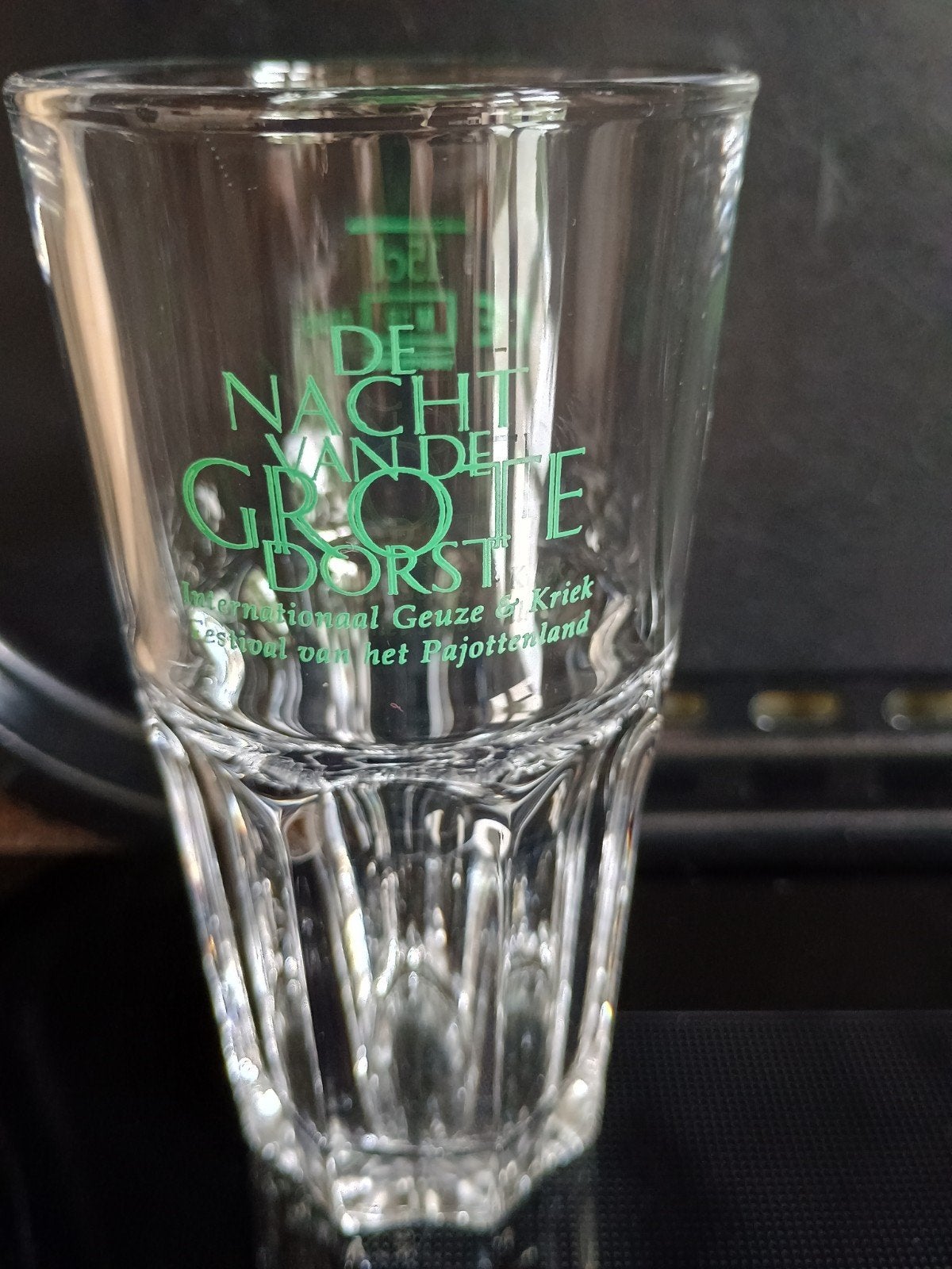Proefglas Gueuze kriek Festival Nacht van de Grote dorst 15, Ophalen of Verzenden