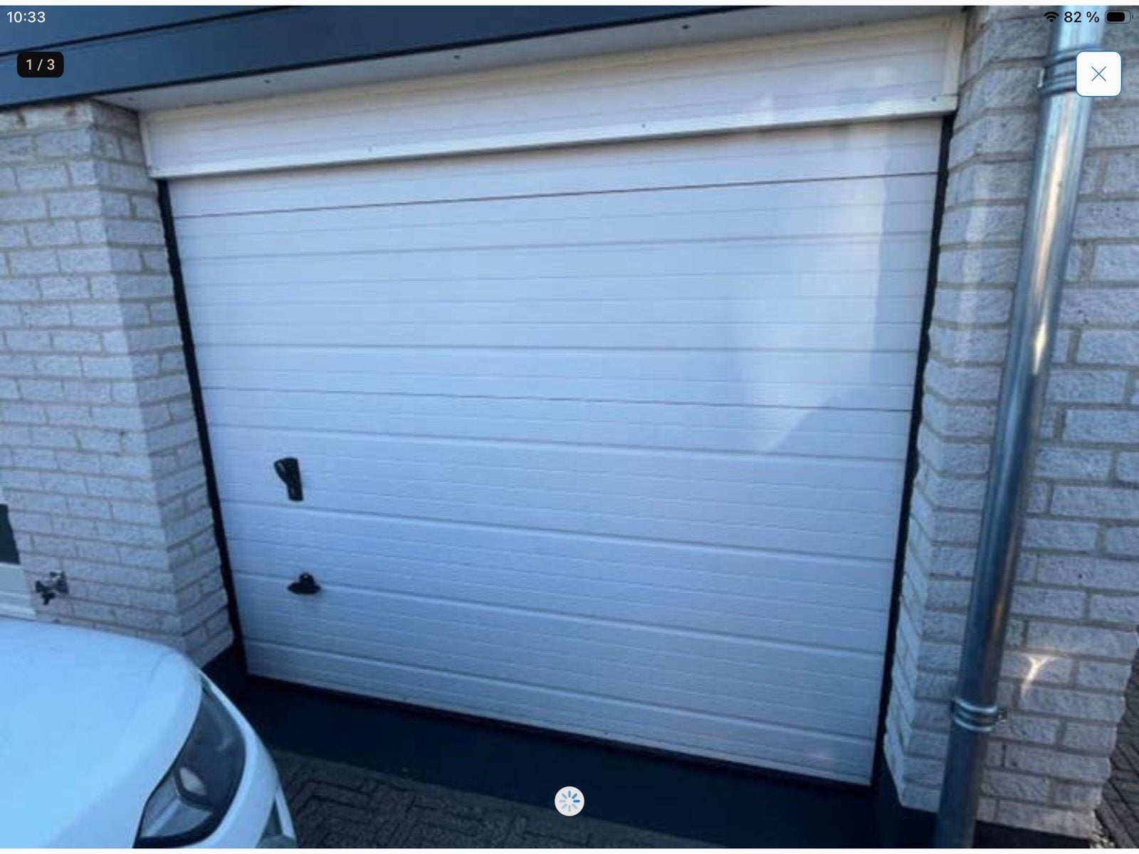 Garagedeur, Ophalen, Gebruikt