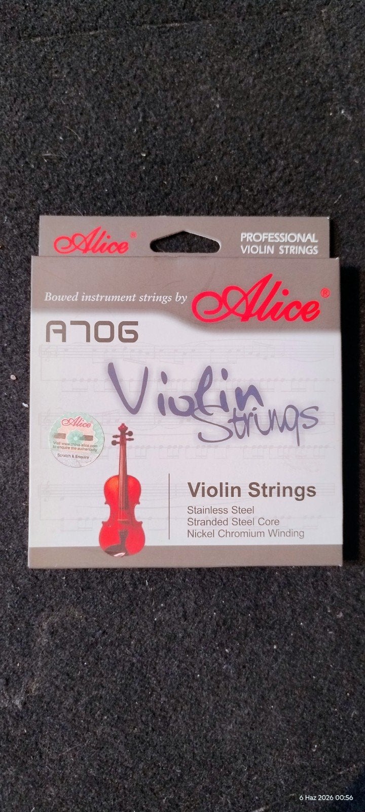 Corde Viola professionnel, Enlèvement ou Envoi