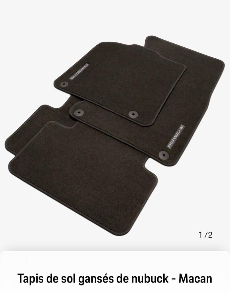 Tapis de sol gansés de nubuck - Porsche Macan, Enlèvement, Neuf