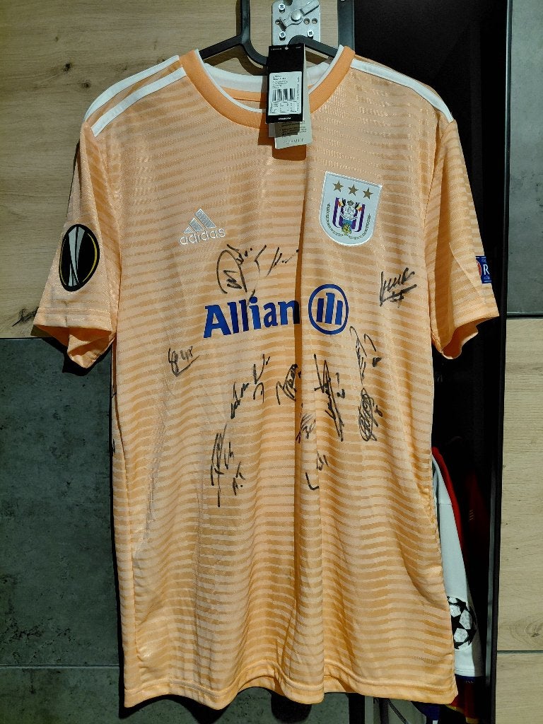 Maillot Anderlecht 2018/19 NEUF - Signé Joueurs & Stewards, Collections, Envoi, Neuf, Maillot