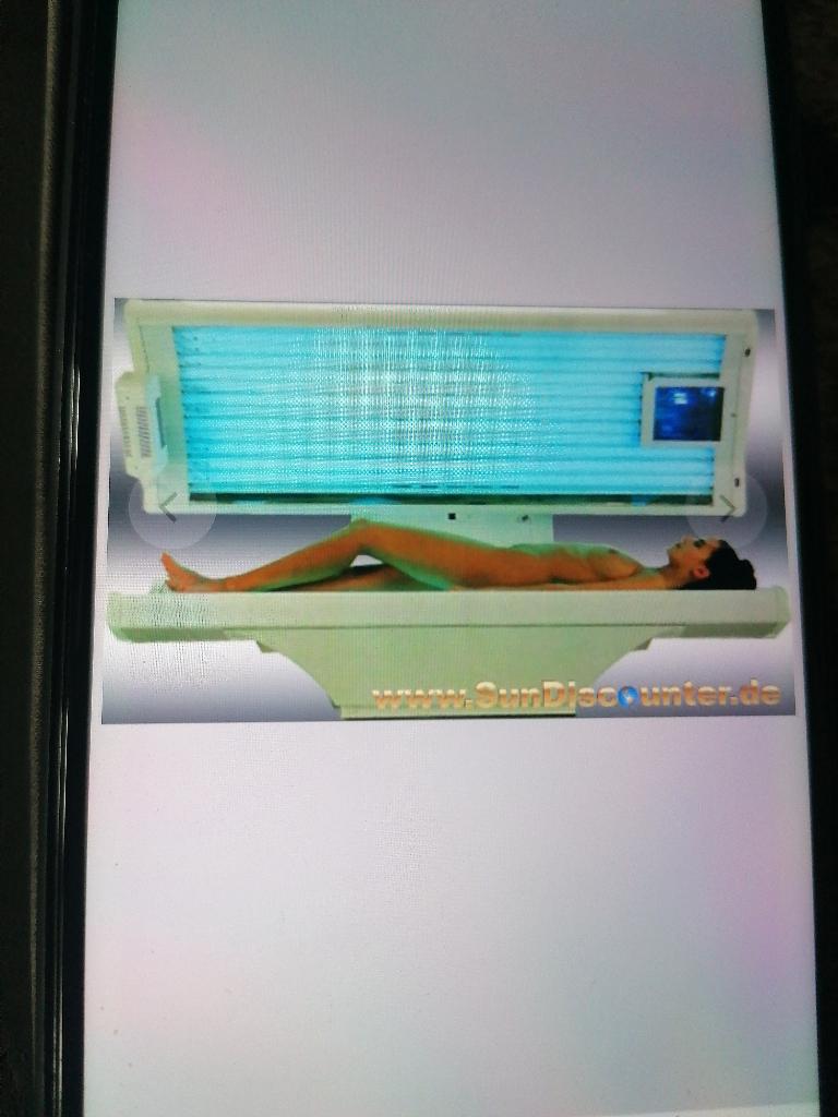 Sunflair uwe zonnebank en hemel met beweegbare voet, Electroménager, Solarium, Banc solaire & Bronzage facial, Enlèvement, Utilisé