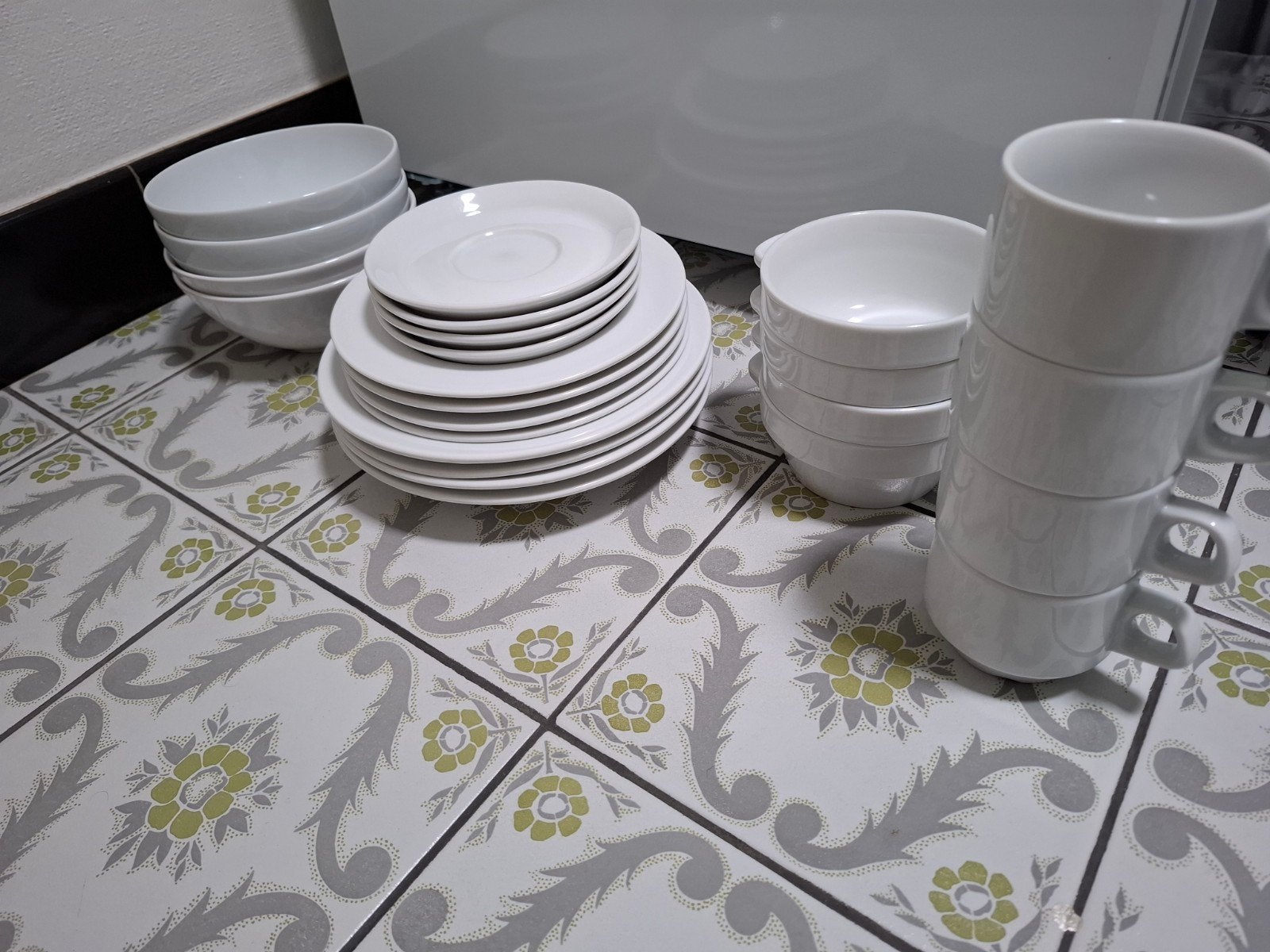 servies wit, alles voor 5 euro., Enlèvement