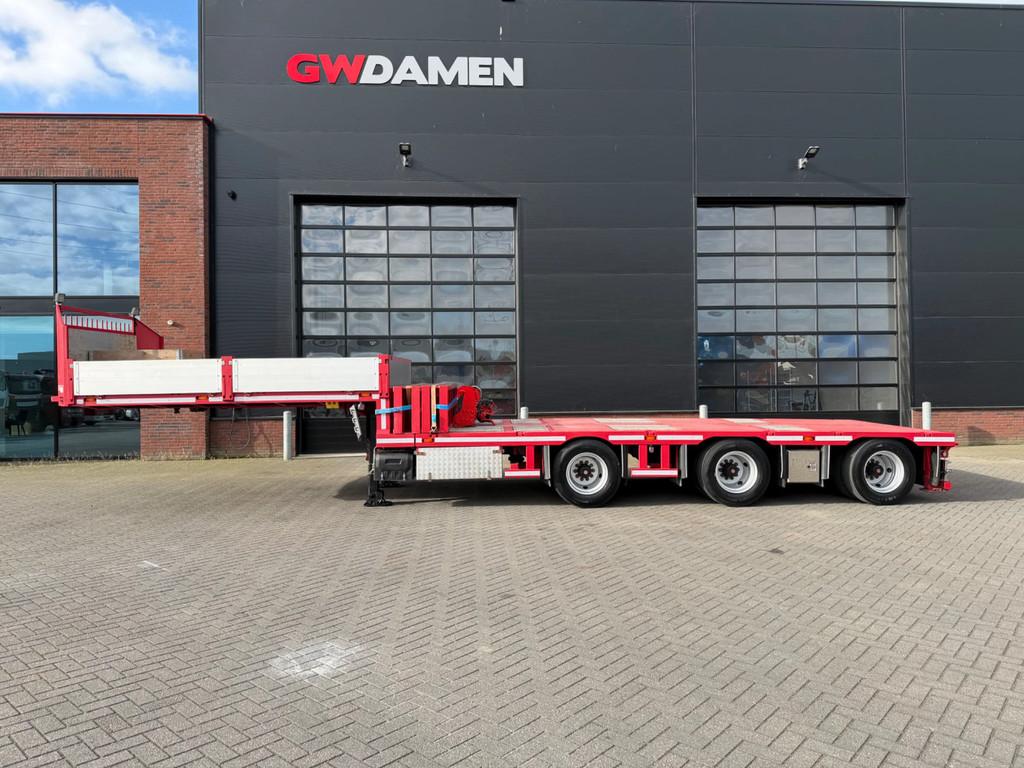 Emtech NNR48 Lowloader,Extendable,Steeringaxles,11 Mtr., Auto's, Vrachtwagens, ABS, Aanhangers en Opleggers, Overige brandstoffen