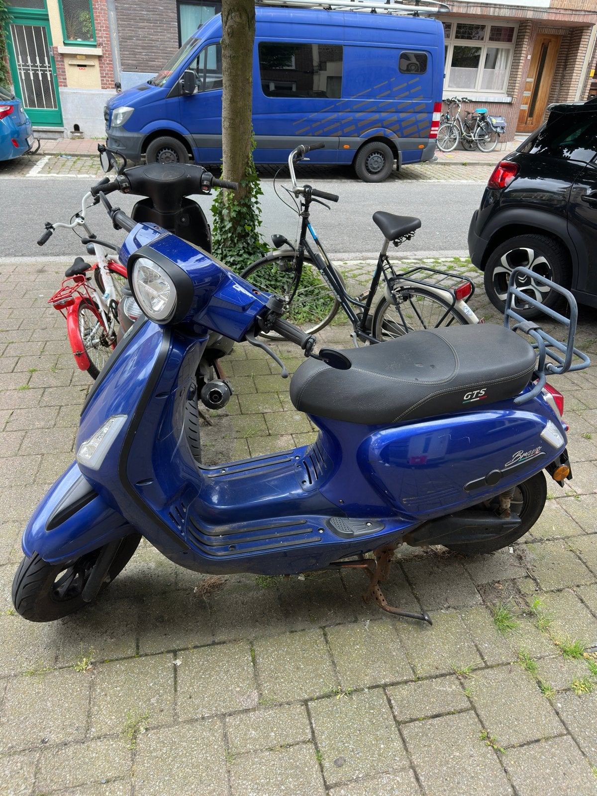 GTS-E Bravo Navy blue, Fietsen en Brommers, Ophalen, Gebruikt, 30 tot 50 km per accu, Overige merken