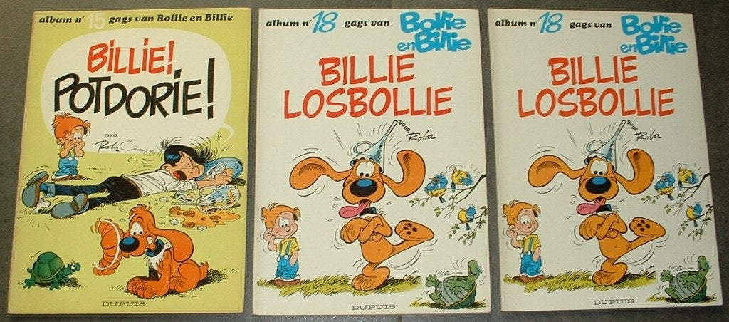 strips bollie en billie deel 3, Meerdere stripboeken, Ophalen of Verzenden, Jean Roba