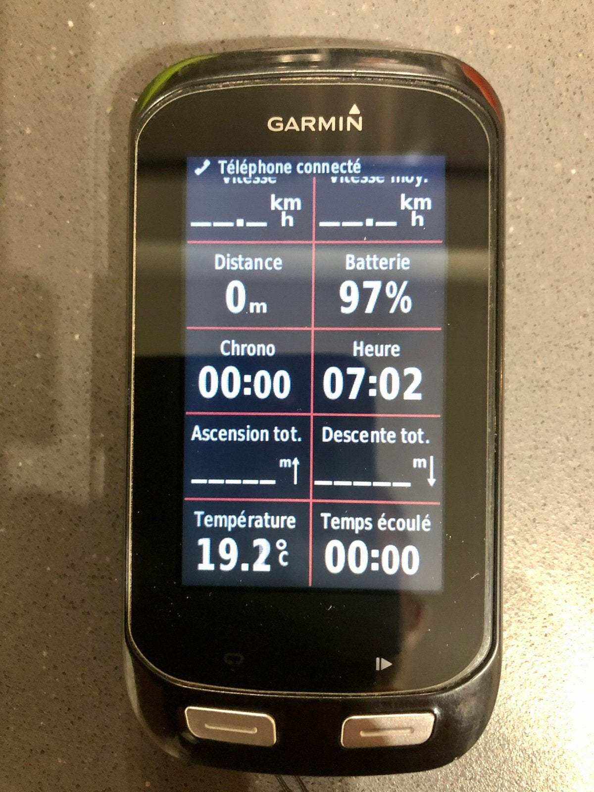 GPS velo Garmin 1030, Ophalen, GPS