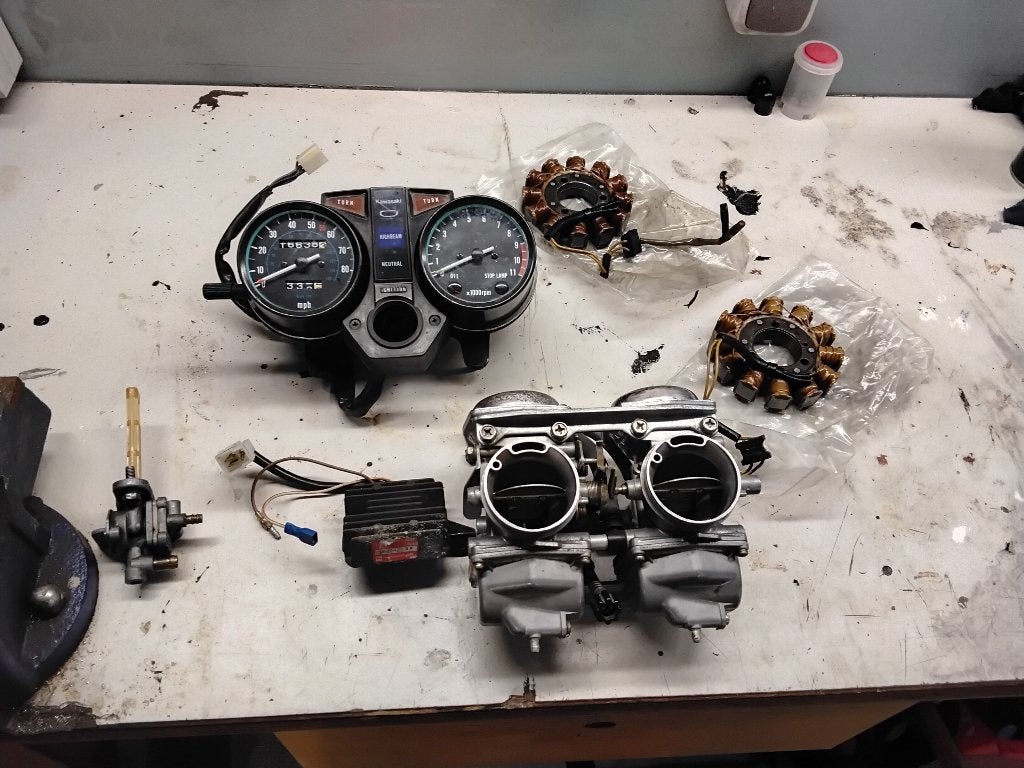Kawasaki ltd 440 onderdelen, Motoren, Ophalen of Verzenden