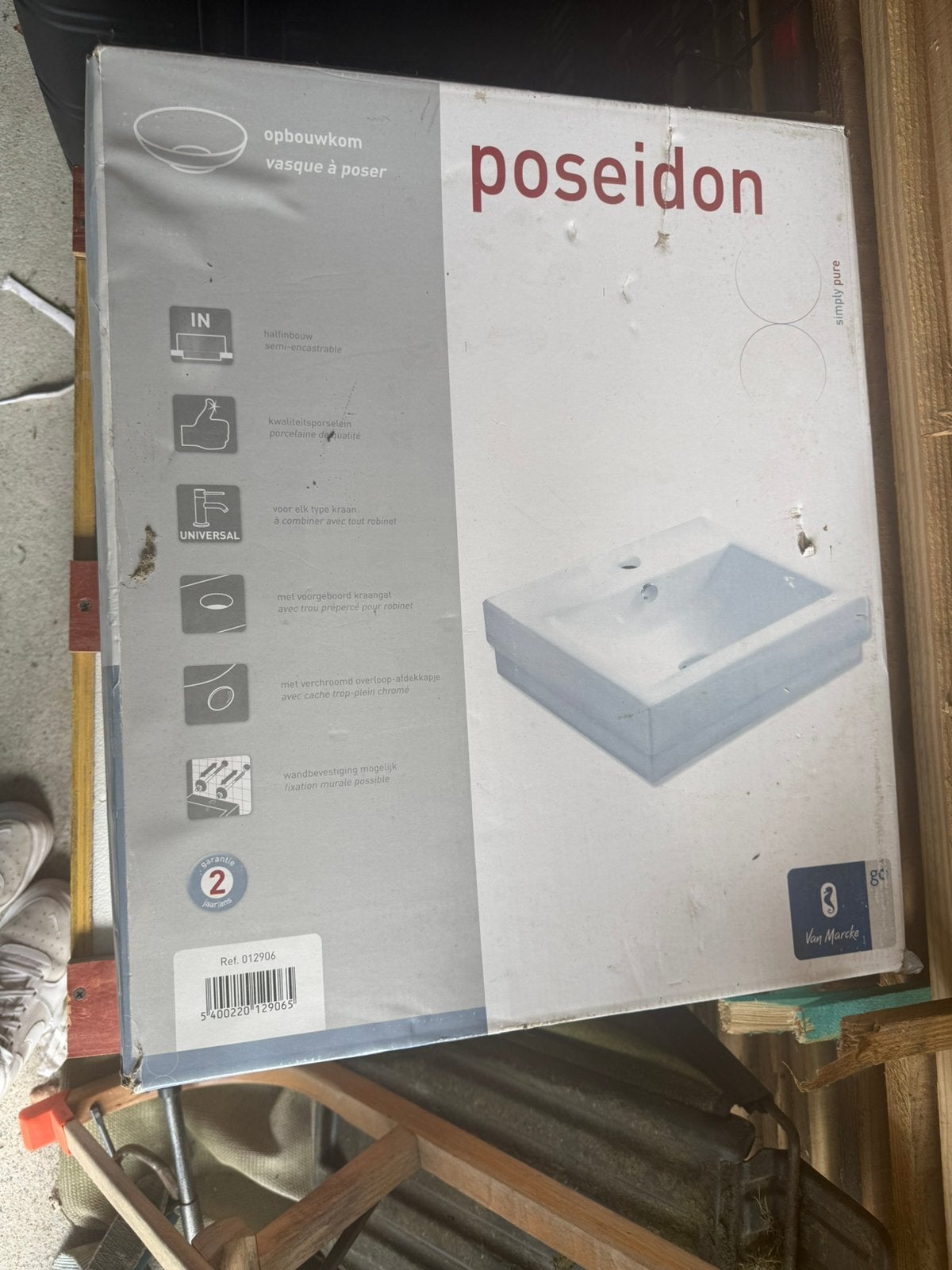 Vasque a poser, Enlèvement, Comme neuf