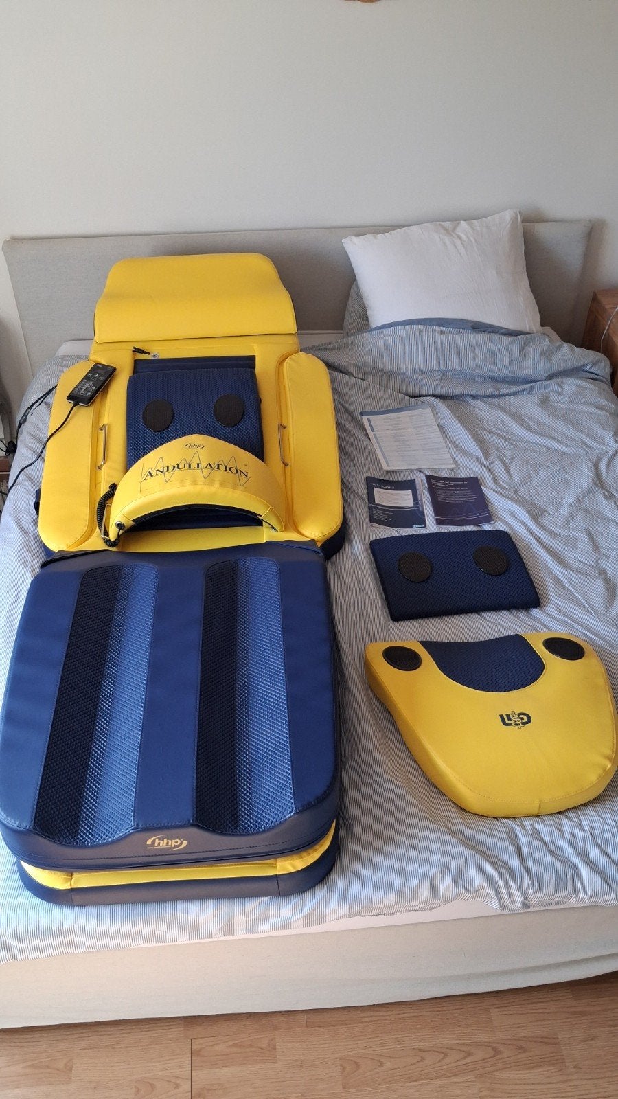 Table de massage par andullation en parfait état, Sport en Fitness, Massageproducten, Ophalen, Massagetafel