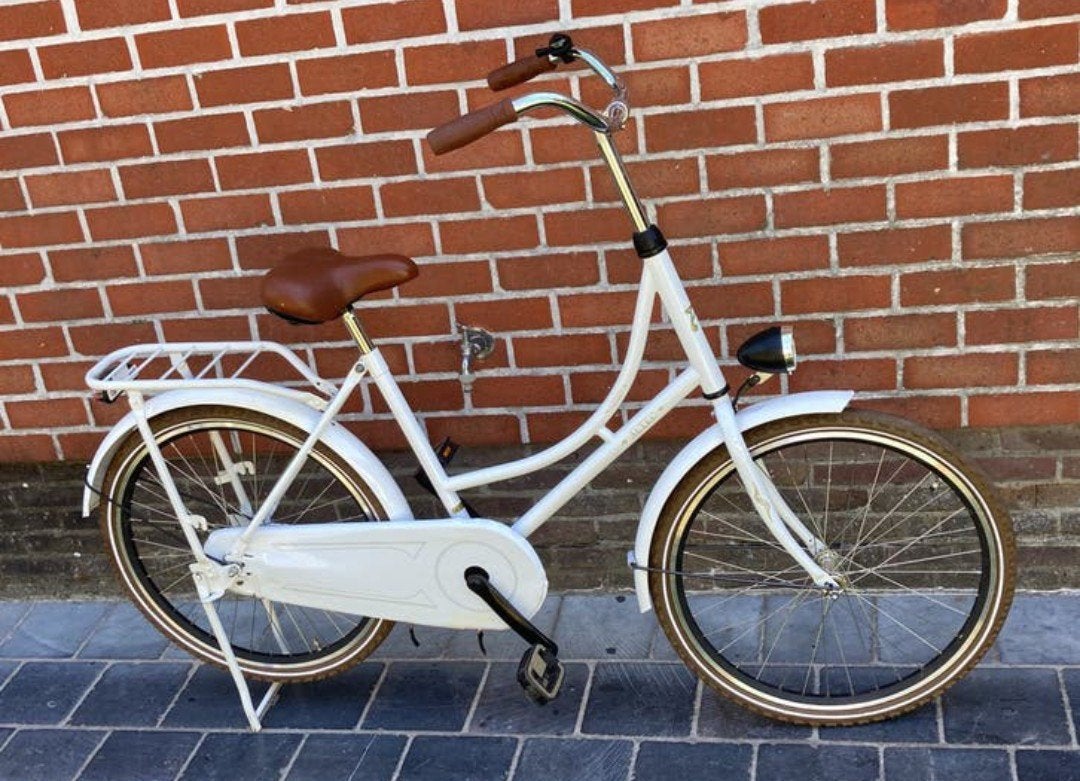 Altec London transportfiets / meisjesfiets - wit - 24 inch, Fietsen en Brommers, Fietsen | Kinderfietsjes, Ophalen, Altec, Zo goed als nieuw