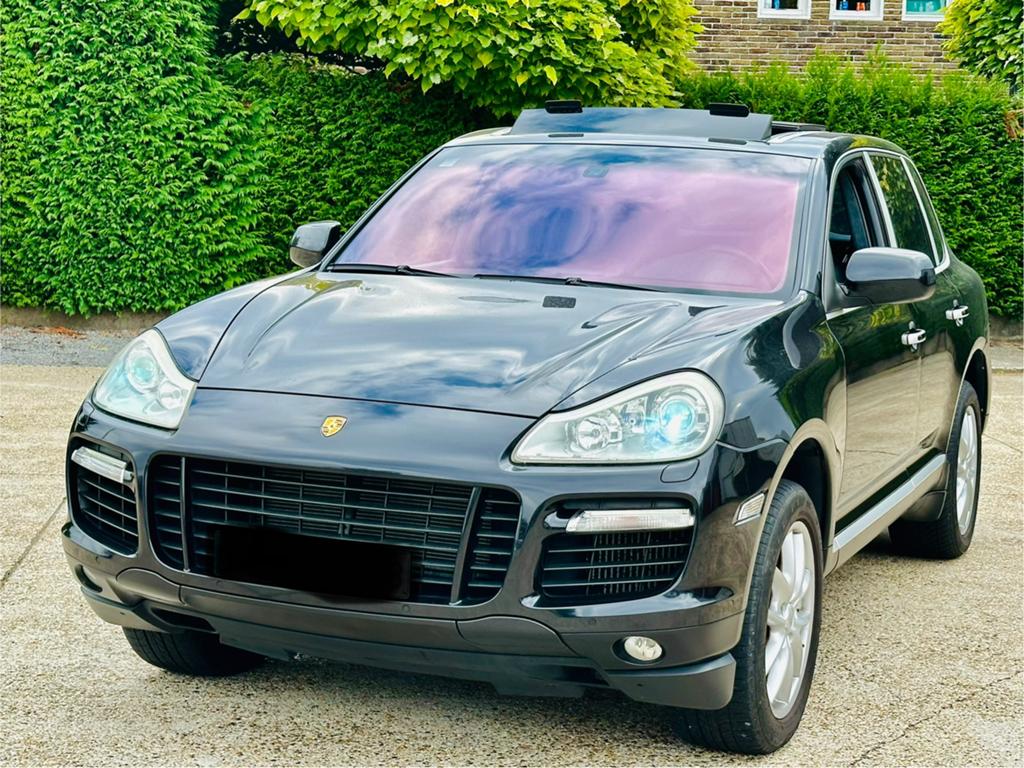 Porsche Cayenne Turbo 4.8 Lichte Vracht 2008 Full option, Automaat, Cayenne, Zwart, Alcantara