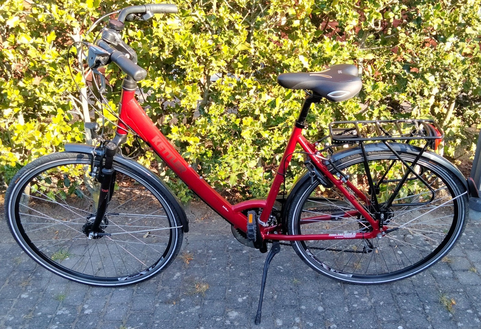Damesfiets Kettler Traveller - 21 versnellingen, Fietsen en Brommers, Ophalen, Velgrem, Versnellingen, 50 tot 53 cm