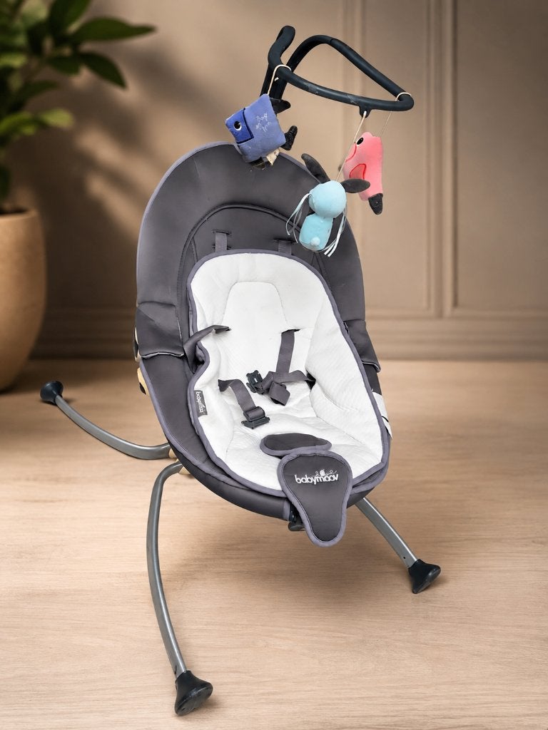 Relax bébé, Kinderen en Baby's, Wipstoeltjes, Gebruikt, Schommelstoel, Met gordel(s) of riempje(s), Ophalen