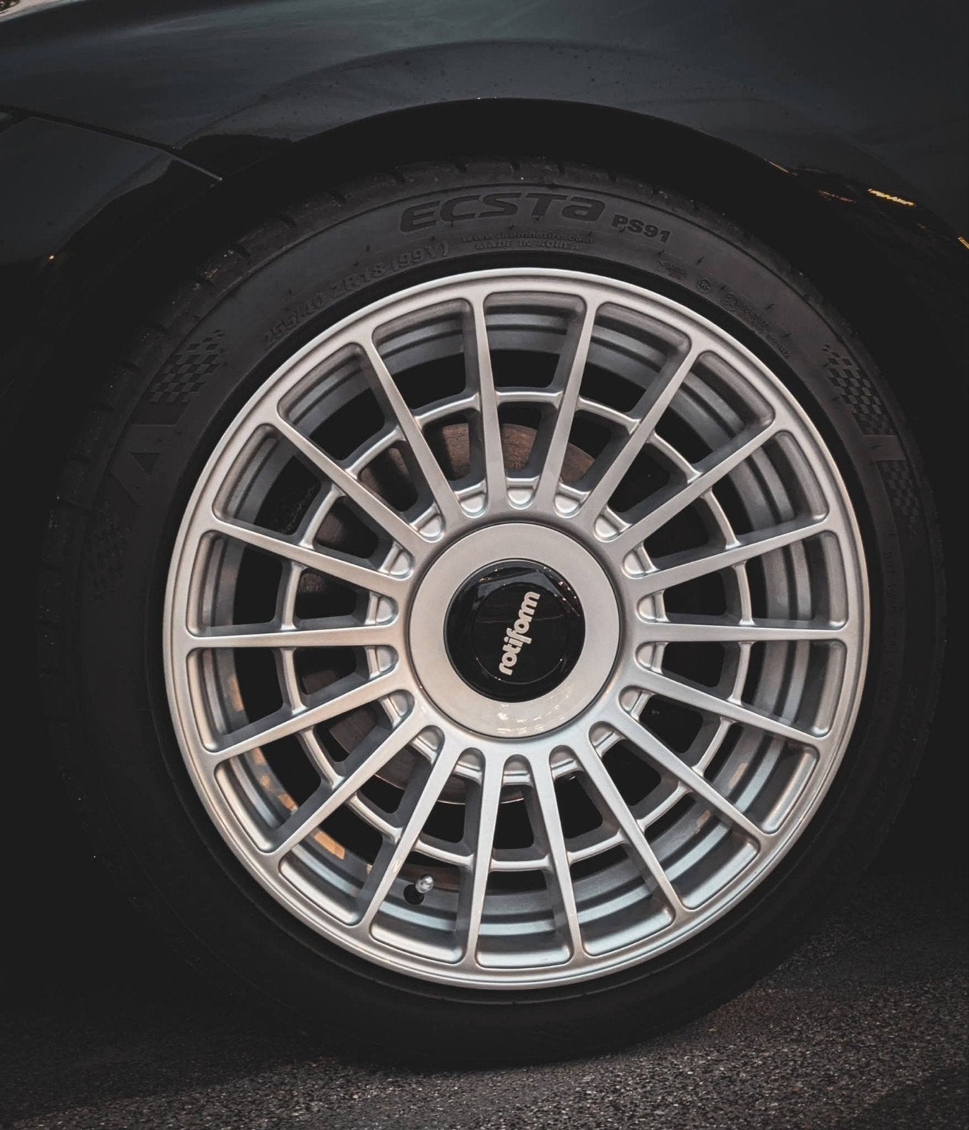 Rotiform las r velgen + banden Kumho ecsta ps91, Enlèvement