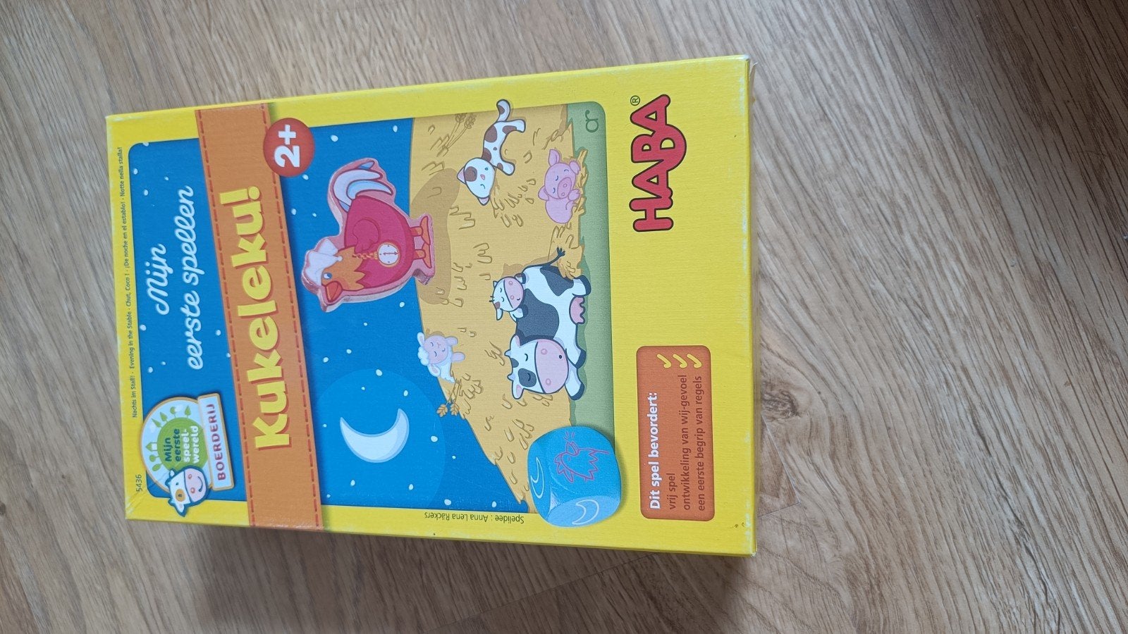 Spel Haba Mijn eerste spellen Kukeleku! 2+, Drie of vier spelers, Ophalen, Zo goed als nieuw, Haba