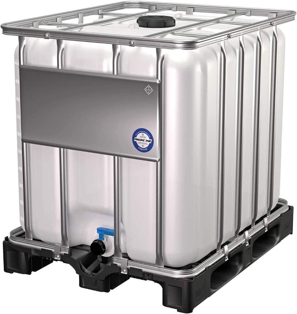 IBC Container 1000 Liter, Tuin en Terras, Regentonnen, 150 liter of meer, Ophalen, Zo goed als nieuw, Kunststof