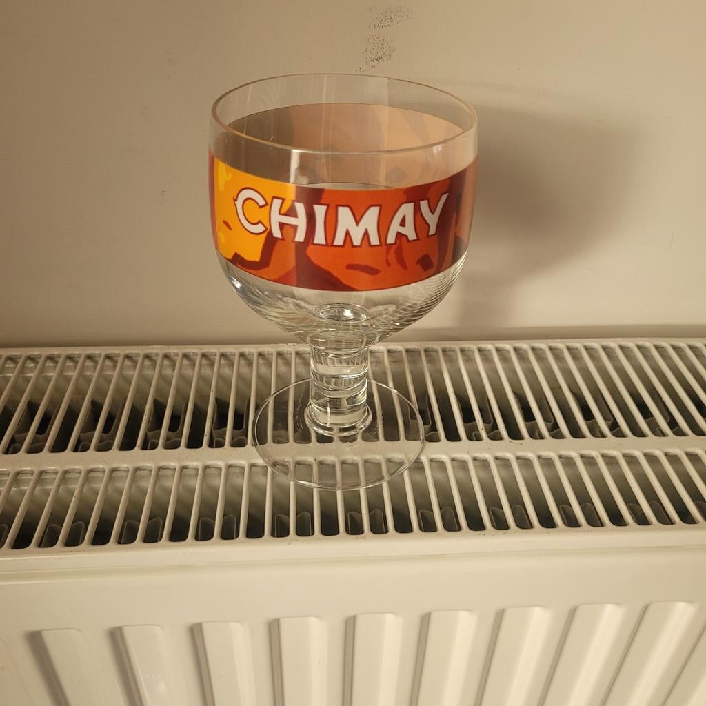 Verre de collection trappiste chimay, Collections, Enlèvement ou Envoi