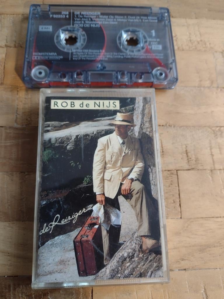 MUZIEK CASSETTE: ROB DE NIJS: DE REIZIGER (1989), CD & DVD, Cassettes audio, Comme neuf, Originale, 1 cassette audio, Enlèvement ou Envoi