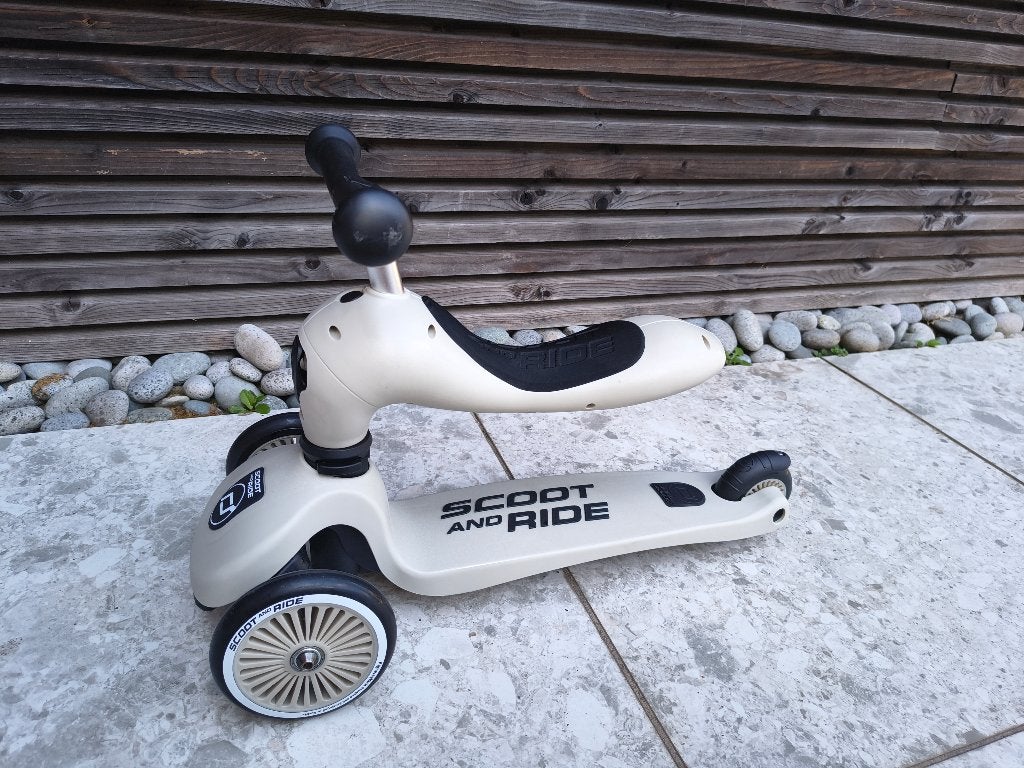 2-in1 Loopfiets en Step van scoot and ride, Ophalen, Zo goed als nieuw, Loopfiets